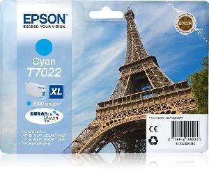 Epson Eiffel Tower Tintenpatrone XL Cyan 2k - Original - Cyan - Epson - WorkForce Pro WP-4015 DN - WorkForce Pro WP-4025 DW - WorkForce Pro WP-4515 DN - WorkForce Pro... - 1 Stück(e) - Tintenstrahldrucker
